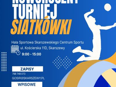 Ruszyły zapisy na Amatorski Noworoczny Turniej Siatkówki